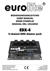 EuroLite EDX-4 Manual Del Usuario