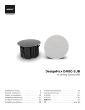 Bose Professional DesignMax DM8C-SUB Guia De Instalacion