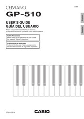 Casio CELVIANO GP-510 Guia Del Usuario