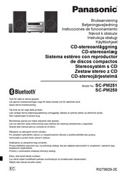 Panasonic SC-PM251 Instrucciones De Funcionamiento