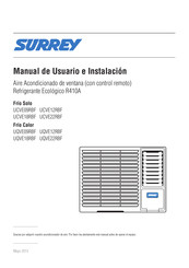 SURREY UCVE12RBF Manual De Usuario E Instalacion