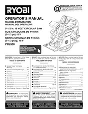 Ryobi PCL500 Manual Del Operador