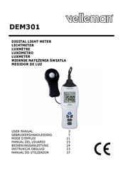 Velleman DEM301 Manual Del Usuario