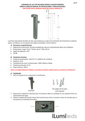 Ilumileds ILUB103710W60DG Manual De Instrucciones Y Especificaciones