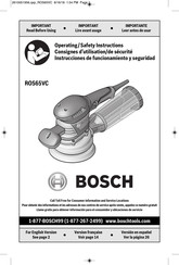 Bosch ROS65VC Instrucciones De Funcionamiento Y Seguridad