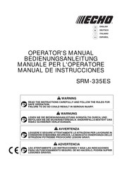 Echo SRM-335ES Manual De Instrucciones