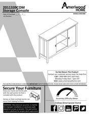 Ameriwood HOME 2011339COM Instrucciones De Montaje