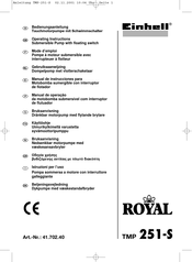 Einhell Royal 41.702.40 Manual De Instrucciones