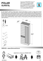 Forte POLAR OLRS72L Instrucciones De Montaje