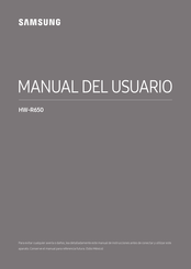 Samsung HW-R650 Manual Del Usuario