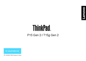 Lenovo ThinkPad T15g Gen 2 Manual De Instrucciones