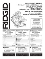 RIDGID R8653 Manual Del Operador