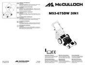 McCulloch M53-675DW Manual De Instrucciones