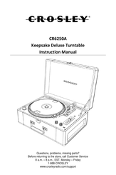 Crosley CR6250A Manual De Instrucciones