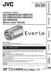 JVC GZ-HM450U Guia Basica Del Usuario