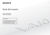 Sony VAIO VPCW12 Serie Guia Del Usuario