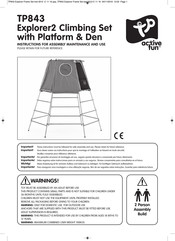 TP active fun Explorer2 Climbing Set with Platform & Den Instrucciones De Montaje