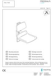 Pressalit Care R7425 Instrucciones De Montaje