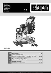 Scheppach HM130L Traducción De Las Instrucciones Originales De Funcionamiento