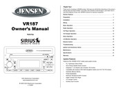 Jensen VR187 Manual Del Usuario