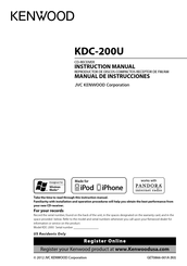 Kenwood KDC-200U Manual De Instrucciones