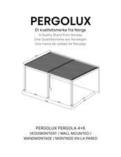 PERGOLUX PERGOLA 4x6 Manual De Instrucciones