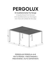 PERGOLUX PERGOLA 4x6 Instrucciones De Montaje