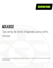 Shure MXA902 Manual De Instrucciones