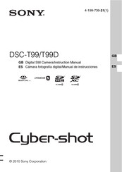 Sony Cyber-shot DSC-T99 Manual De Instrucciones