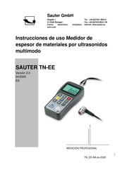 sauter TN30-0.01EE Instrucciones De Uso