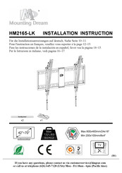 Mounting Dream HM2165-LK Instrucciones De Montaje