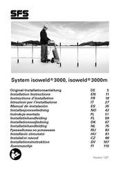 SFS isoweld 3000m Manual De Instalación