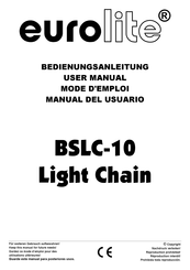EuroLite BSLC-10 Manual Del Usuario