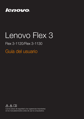Lenovo Flex 3 Serie Guia Del Usuario
