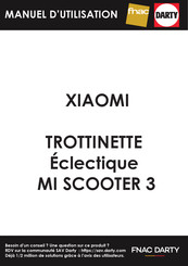 Xiaomi MI SCOOTER 3 Manual De Instrucciones