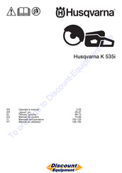 Husqvarna K 535i Manual De Usuario