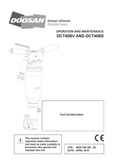 Doosan DCT40BV Operación Y Mantenimiento