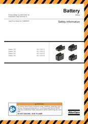 Atlas Copco 4211 5500 12 Información Seguridad