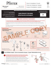 Pfister Bronson LG42-BS0 Guía De Instalación Rápida