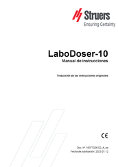 Struers LaboDoser-10 Manual De Instrucciones