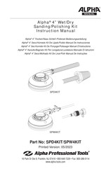 Alpha SPD4KIT Manual De Instrucciones