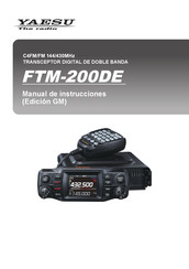 Yaesu FTM-200DE Manual De Instrucciones