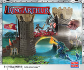 Mega Bloks KING ARTHUR Battle Action Bridge Manual De Instrucciones