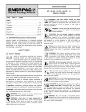 Enerpac IC-51 Hoja De Instrucciones