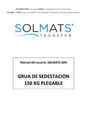 SOLMATS Eclipse 150 Manual Del Usuario