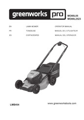 GreenWorks Pro MO80L05 Manual Del Operador