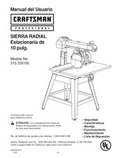 Craftsman professional 315.220100 Manual Del Usuario