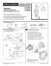 American Standard Quentin TU440500 Instrucciones De Montaje