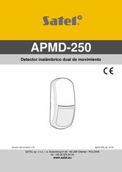 Satel APMD-250 Manual De Instrucciones