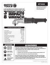 Matco Tools MT2638 Manual De Instrucciones